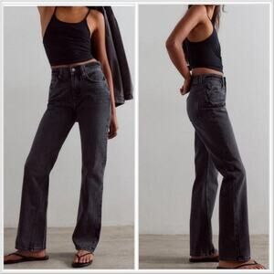 FREE PEOPLE We The Free | Xena High Rise Slim Straight Jean Dark Night | 27 S